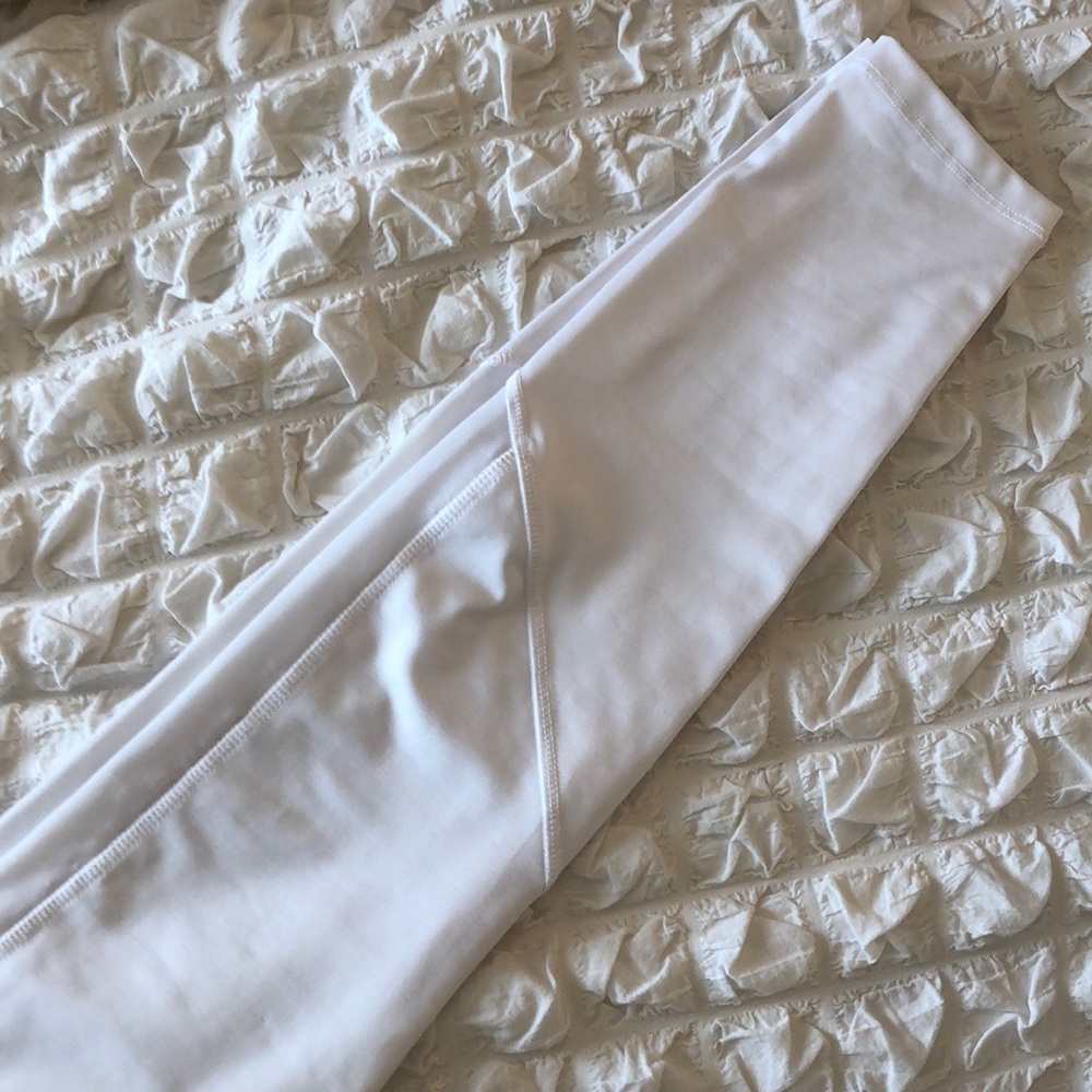 WHITE ACTIVE LEGGINGS - Picture 3 of 4